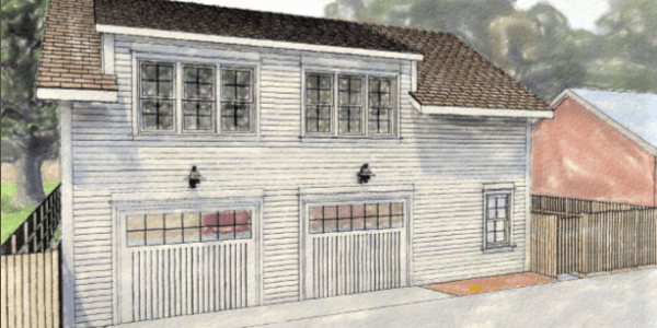 The Coach House to be constructed for HODC by the Evanston Development Cooperative (EDC).