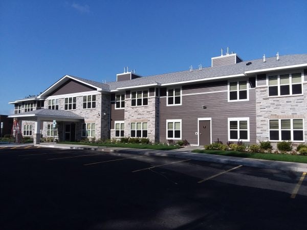 front of hearts place