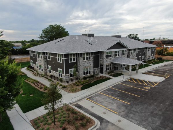 side view building