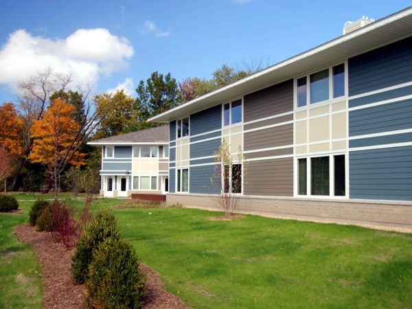 back view of the house