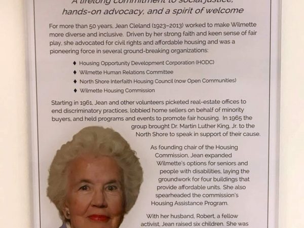 Jean Cleland Plaque