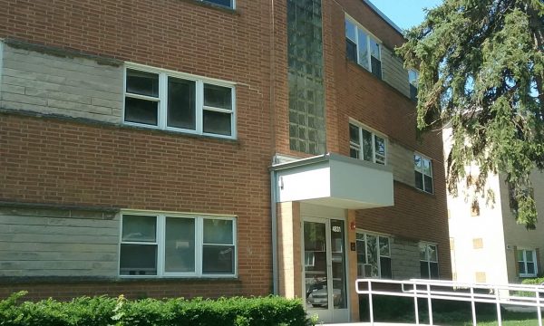taking the front view of the building
