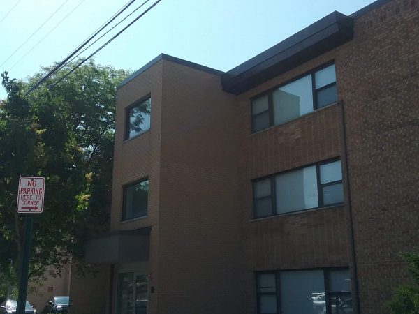 side view of the building