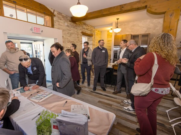 Taylor Place Ribbon Cutting 2/25/2026; McHenry, IL; Housing Opportunity Development Corp; Darris Lee Harris Job#1844