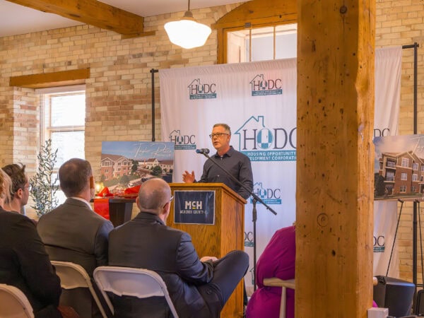 Taylor Place Ribbon Cutting 2/25/2026; McHenry, IL; Housing Opportunity Development Corp; Darris Lee Harris Job#1844