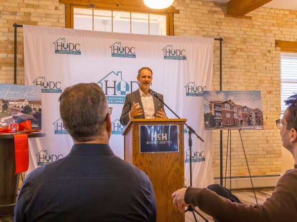 Taylor Place Ribbon Cutting 2/25/2026; McHenry, IL; Housing Opportunity Development Corp; Darris Lee Harris Job#1844