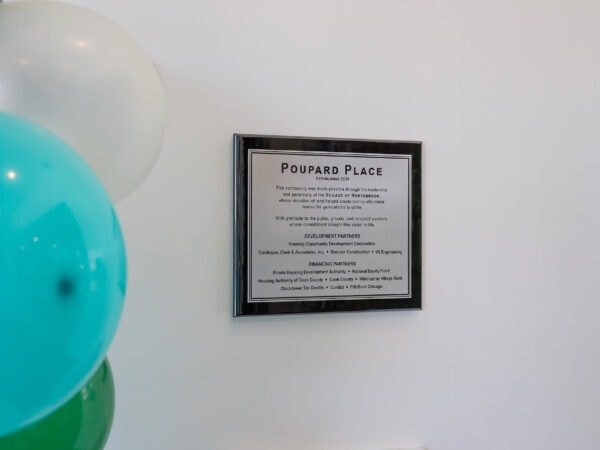 Poupard Place Ribbon Cutting; Northbrook, IL; HODC; Darris Lee Harris Job#1866