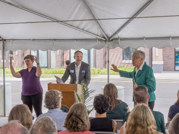 Poupard Place Ribbon Cutting; Northbrook, IL; HODC; Darris Lee Harris Job#1866