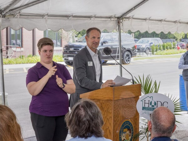 Poupard Place Ribbon Cutting; Northbrook, IL; HODC; Darris Lee Harris Job#1866