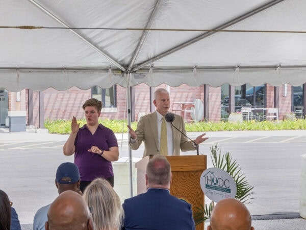 Poupard Place Ribbon Cutting; Northbrook, IL; HODC; Darris Lee Harris Job#1866