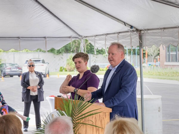 Poupard Place Ribbon Cutting; Northbrook, IL; HODC; Darris Lee Harris Job#1866