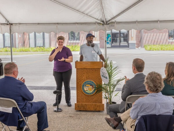 Poupard Place Ribbon Cutting; Northbrook, IL; HODC; Darris Lee Harris Job#1866