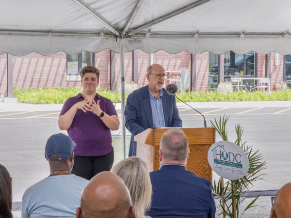 Poupard Place Ribbon Cutting; Northbrook, IL; HODC; Darris Lee Harris Job#1866