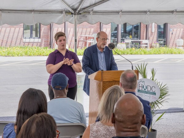 Poupard Place Ribbon Cutting; Northbrook, IL; HODC; Darris Lee Harris Job#1866
