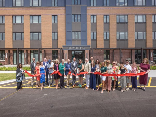 Poupard Place Ribbon Cutting; Northbrook, IL; HODC; Darris Lee Harris Job#1866